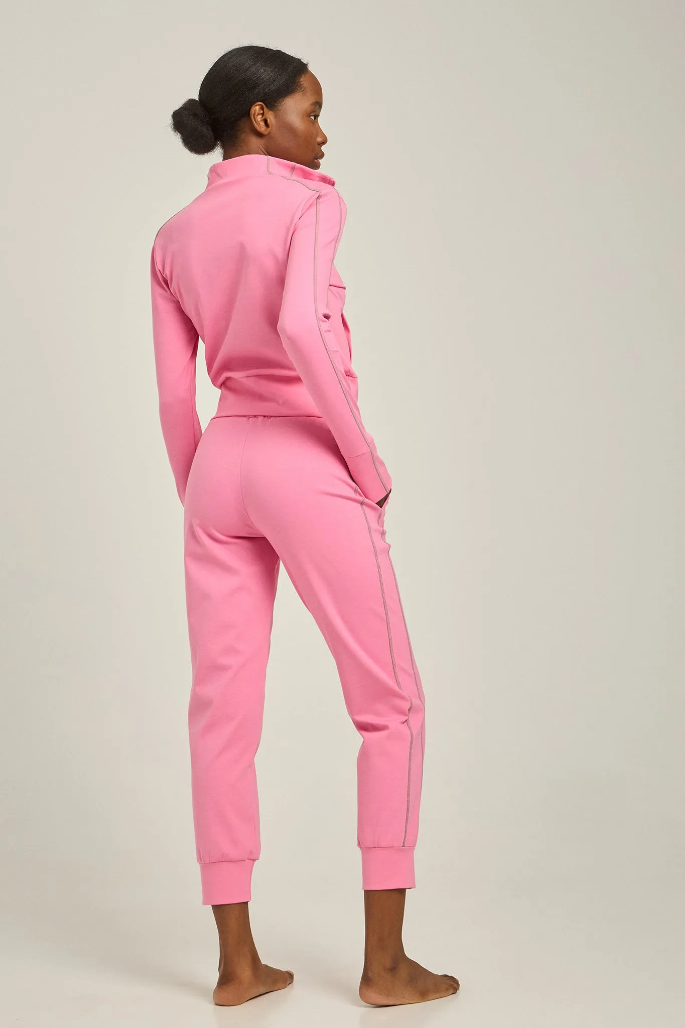 Παντελόνι φόρμας με reflective λεπτομέρειες | Pink