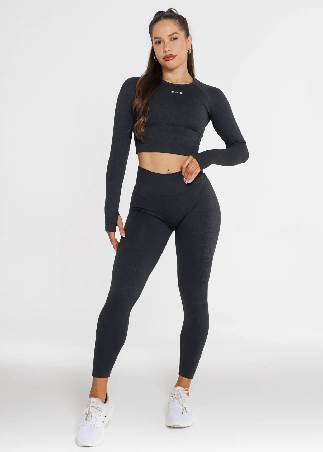 Prime Seamless Long Sleeve - Obsidian