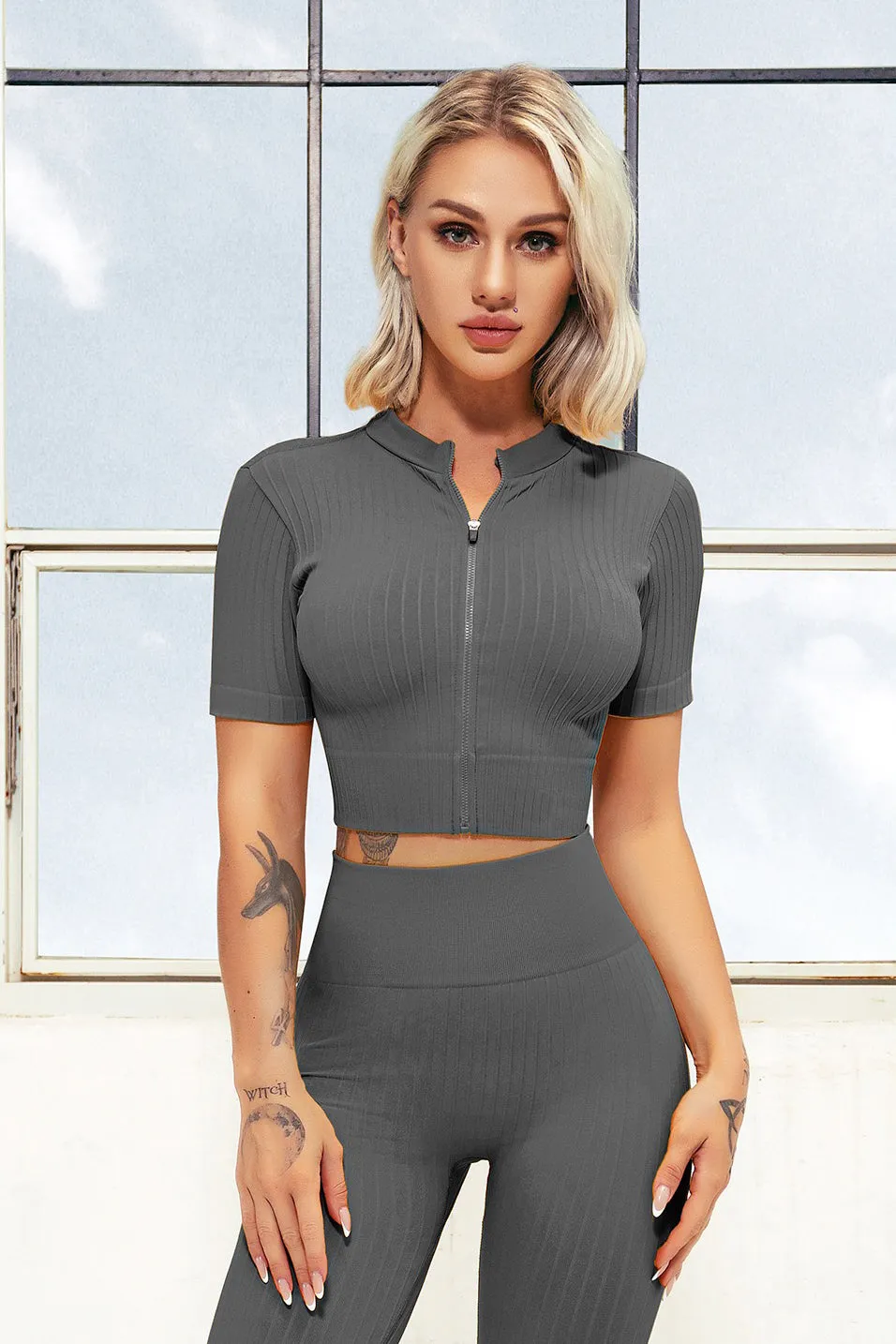 Sunrise Seamless Crop Top